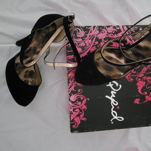 Qupid heels W7.5 black
